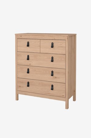 Tvilum - Madrid Byrå 3+2 lådor - Brun - Byråar - Från Homeroom