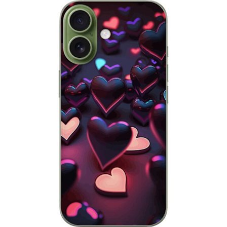 Yhteensopiva Puhelinkuori Apple Apple iPhone 17 KeskiyönSydämet