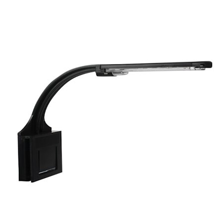 LED-akvarielampa, vitt ljus, med 360 graders svanhals, LED