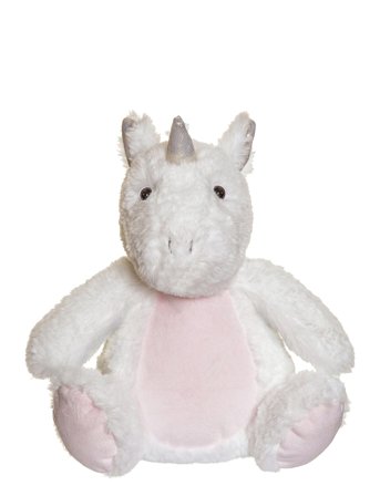 Teddykompaniet Glow In The Dark Unicorn - White - 25 cm