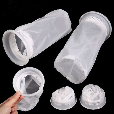 Sæt af 2 Plastiklåg til IBC Filter - Til Regnvandstank