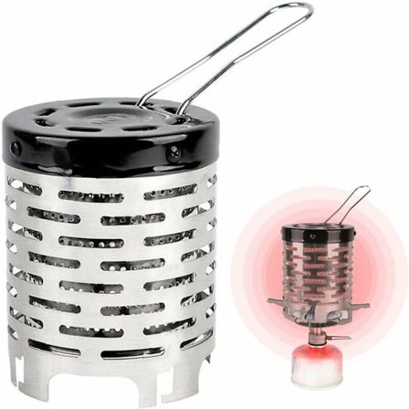 Mini Camping Gassvarmer Utendørs Camping Varmeovn Mini Bærbar