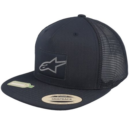 Alpinestars - Noir trucker Casquette - Sussed Hat Black/Black Trucker @ Hatstore