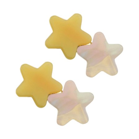 Akrylharpiks Stjerne Hårnål Knickfri Andenæb Hårspænde Sømløs Hårnål