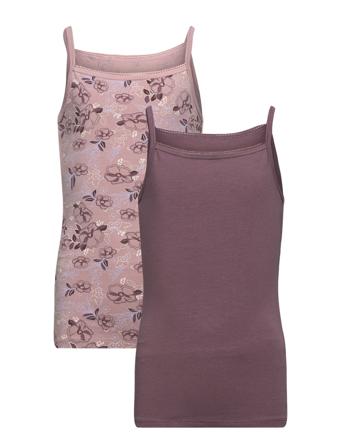 Nkfstrap Top 2P Arctic Flowers T-shirts Sleeveless Liila Name It