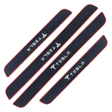 4 stk. dørtrinbeskyttere til bil