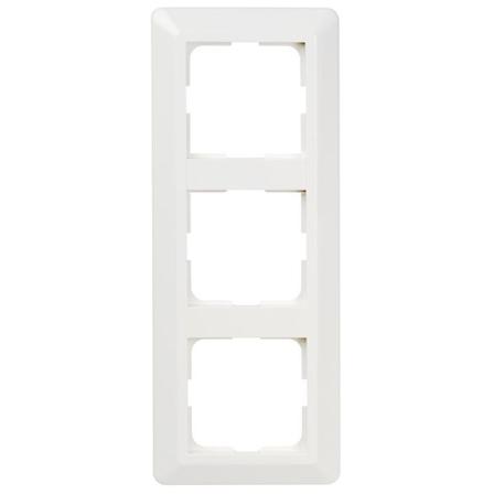 Elko EKO07246 Yhdistelmäkehys valkoinen, termoplastia 226 mm, 3 lokeroa, Katkaisijat & pistorasiat