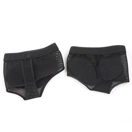 Sorte 4-paks balletttruser, G-streng for mageballett,