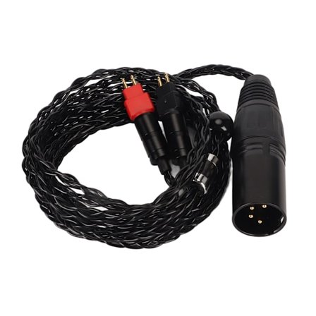 4-nastainen XLR-balansoitu kuulokekaapeli uros Sennheiser HD650 HD660S HD6XX HD600 HD580 HD535 HD545 HD565 HD265 HD525 -malleille