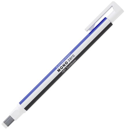Tombow Mono Zero Viskepenn Rectangular Hvit