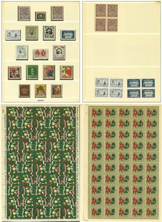 Danmark ca. 1904-1980 - Flot julemærkesamling i 1 fortryksalbum - Postfrisk