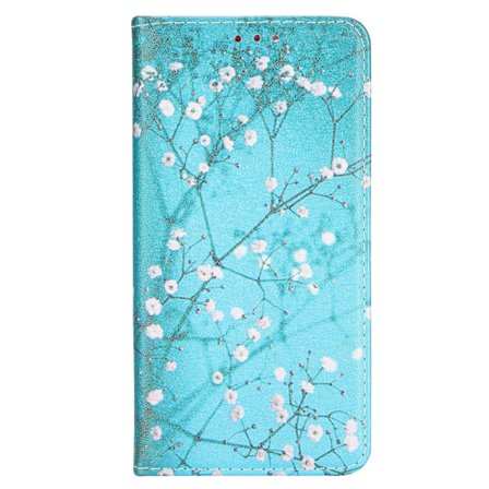 PU Lær Lommebok Etui med Kortlommer og Magnetisk Knappdeksel for Iphone 12 Pro