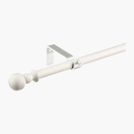 Gardinstång vit 110–210 cm