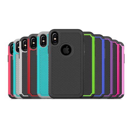 Iphone X/xs Extra Skyddande Skal - Shockproof Armor - Fler Färge Svart