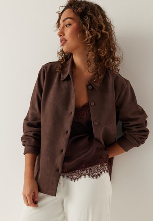 Pieces - Pcobina Ls Shirt - Delicioso - Kläder - - Bubbleroom