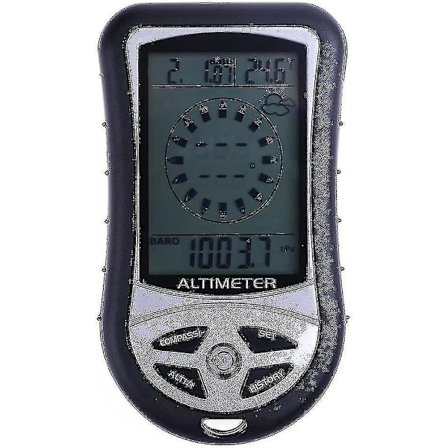 Høydemåler Termometer Barometer Multifunksjons Kompass