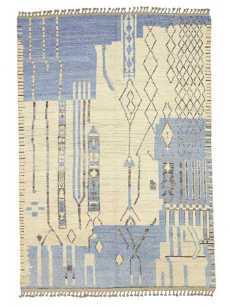 Berber Stil Teppich 212X309 Gelb/Grau Wolle, Afghanistan