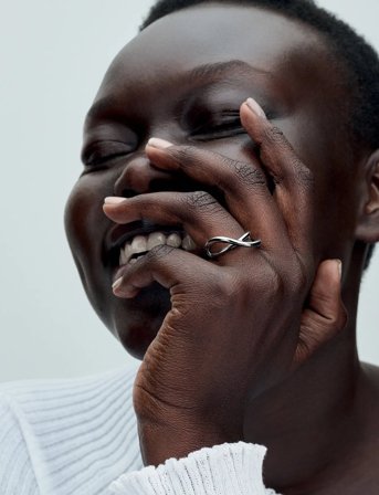 Pandora Sterling Silver Ring - Silver - 50