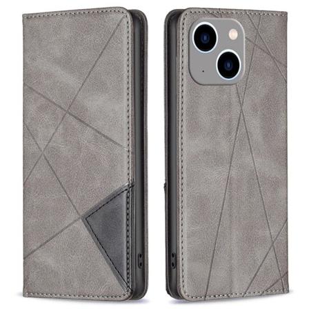 Shockproof Fodral Iphone 14 Plus Med Kortfack - Grå Gray