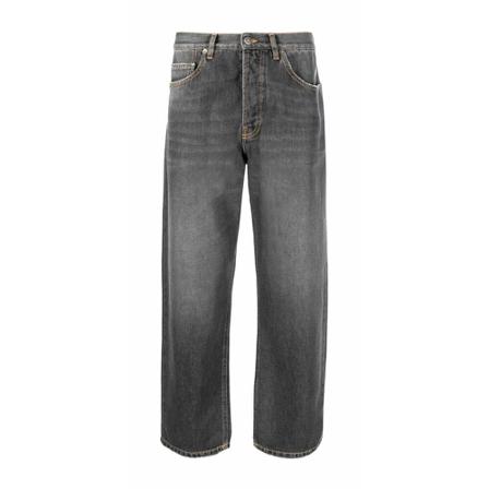 Golden Goose, Straight Jeans Zwart, Heren, Maat:W28
