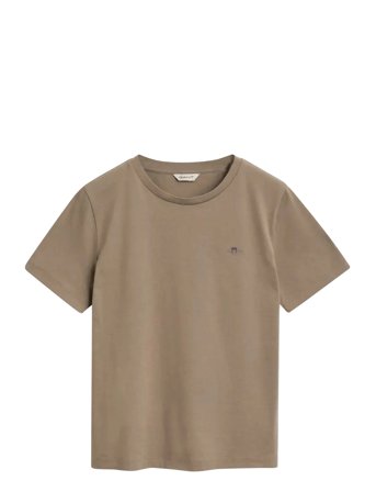 Reg Shield Ss T-Shirt Beige GANT