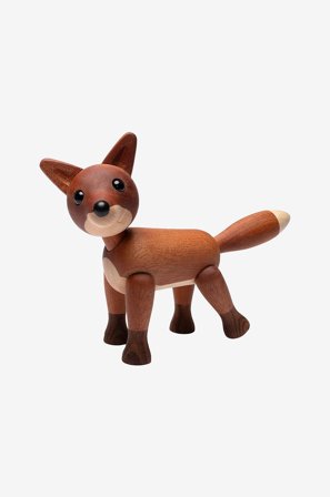 Spring Copenhagen - Trædekoration Foxy Ræv 12 cm - Natur - Dekoration - Fra Homeroom