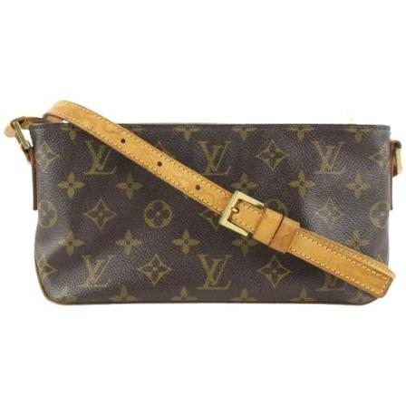 Louis Vuitton Vintage, Pre-owned Canvas louis-vuitton-bags Bruin, Dames, Maat:ONE Size