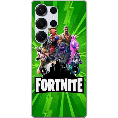 Kompatibelt Mobildeksel til Samsung Samsung Galaxy S25 Ultra Battle Royale-plakat med ikoniske karakterer og logo i grønn actiondesign perfekt for sp