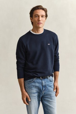 GANT Herren Rundhals-Sweatshirt (XXL) Marineblau