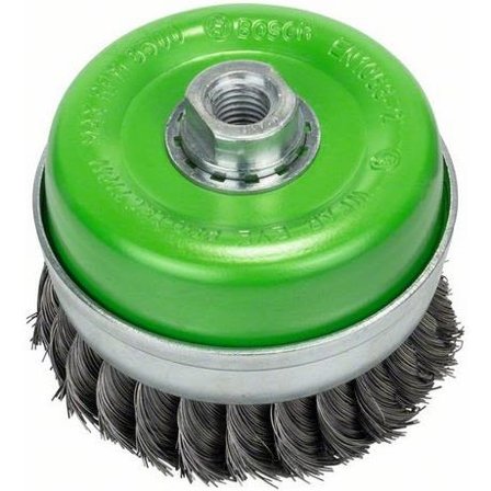 Bosch 2608622105 Stålbørste Rustfri M14 - Diameter 100mm, Maskintilbehør & forbruk