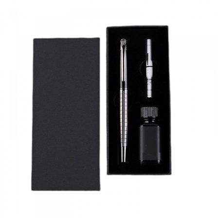 Premium Metall Fyllepenn - Gravert mønster - EF Nib - G