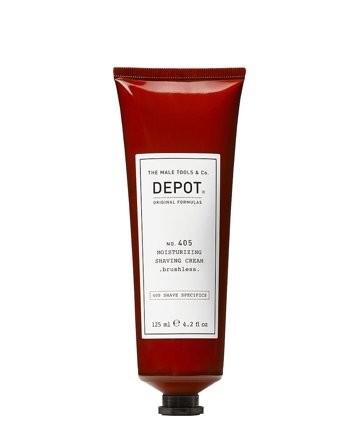 DEPOT Moisturizing Shaving Cream Brushless 125 ml, Mænd, Barbering, Skum, Sprit & Gel