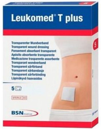 Leukomed T-Plus Filmbandage 10x30cm 5 stk, Medicin & Pleje, Plastre, Øvrige