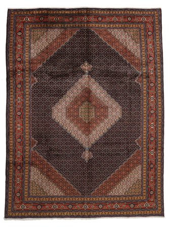 Ardebil Fine Rug Oriental Black/Dark Red Large (Wool, Persia)
