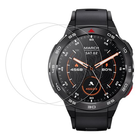 2-pack skärmskydd i TPU för Mibro Watch GS Pro, högupplöst