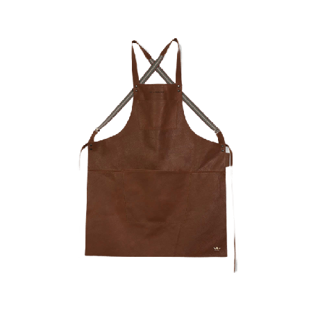Dutchdeluxes Förkläde Med Hängslen 65 X 77 Cm Förkläden Unisex Brun ONESIZE