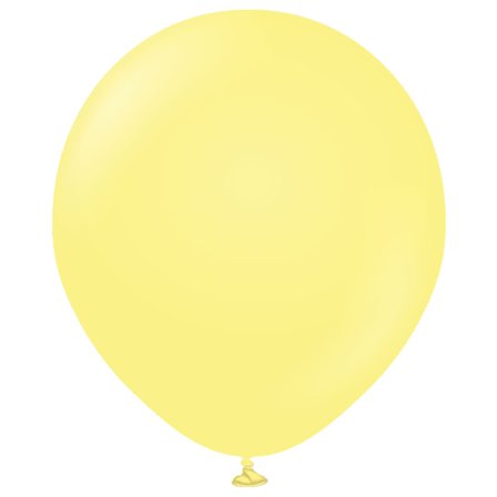 Premium Stora Latexballonger Macaron Yellow