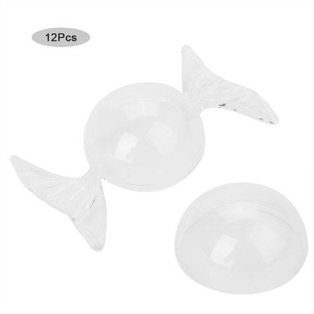 12 kpl karkki sokerin muotoinen läpinäkyvä muovilaatikko häälahja laatikot morsiamen lahja