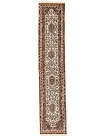 Oriental Bidjar Indo Rug 79X381 Runner Brown/Orange Wool, India