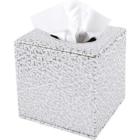 2025 Ny Serviettboks Omslag PU Lær Kube Serviettbeholder - Husholdning Kontor Firkantet Serviett Omslag Fodral [DB]