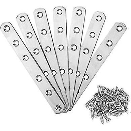 Rustfrit Stål Flad Pladebeslag Lige Reparation Samling