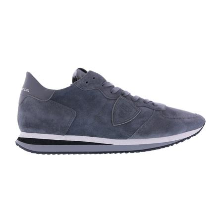 Philippe Model Low Top Sneakers , Grijs , Heren , Maat: 40 EU