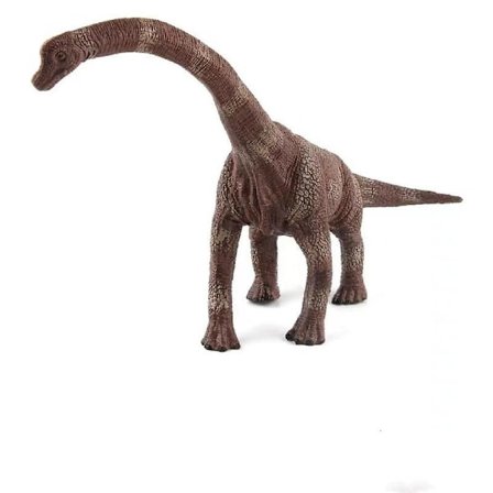 Stor Størrelse Jurassic World Simulering PVC Brontosaurus Brachiosaurus Modell Trias Dinosaurer Leketøy Brun
