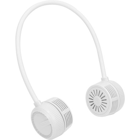 Bærbar nakkevifte, oppladbar, minivifte, bærbar vifte, tre moduser, oppladbart 1000 mAh batteri, unisex, 360° roterbart luftuttak, universalslange