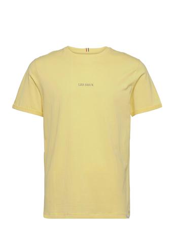Lens T-Shirt T-shirts Short-sleeved Gul Les Deux