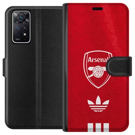 Kompatibel Tegnebogsetui til Xiaomi Xiaomi Redmi Note 11 Pro 5G Arsenal Fodbold Premier League