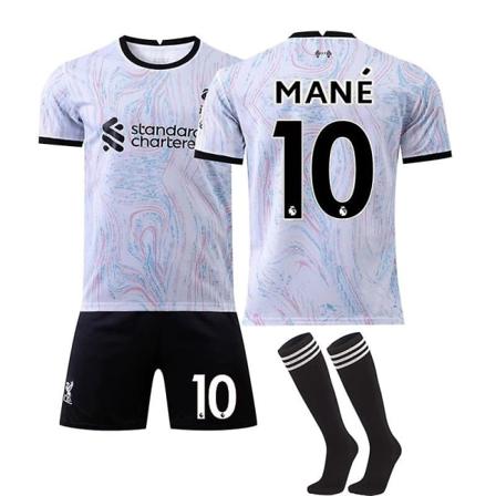 22/23 Liverpool Borte Salah Fotballdrakt Treningsdrakter zV - Perfet MANE NO.10 XL