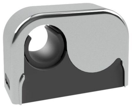 Purus Clip Rörklammer enkel, Ø12/15/16 Krom, Installation