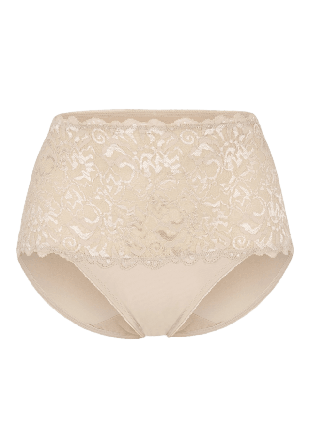 Swegmark Soft Lace Maxi Briefs Trosor Dam Beige XL
