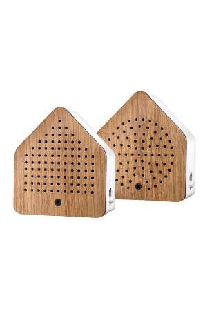 Relaxound Zirpybox Speldosa 2-pack Gräshoppa Trä Högtalare Brun